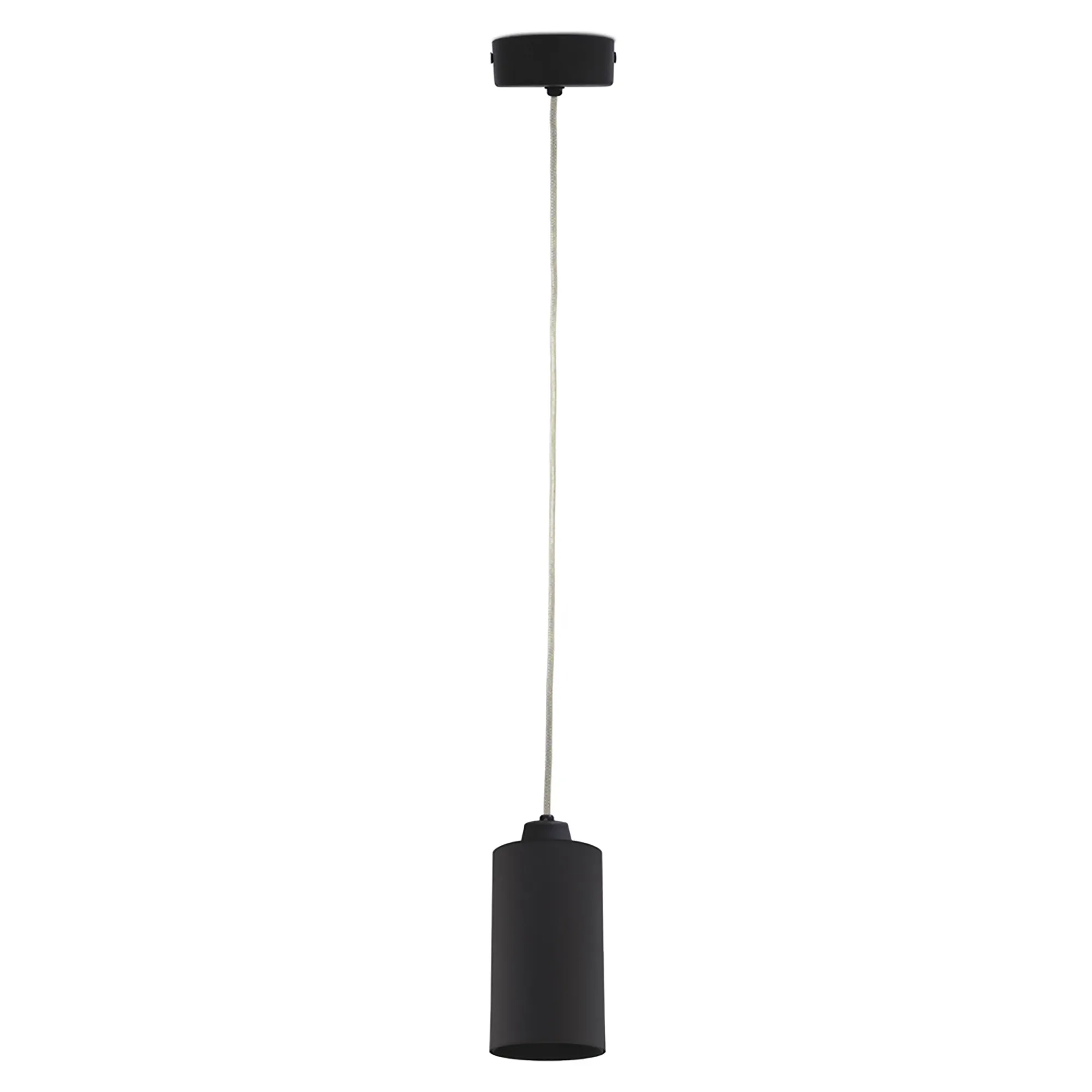DL350356  Eos 20 P, 20W Black & Black LED Pendant Spotlight 1480lm 40° 3000K IP20